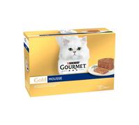 Gourmet Gold Mousse para gato - Pack 12 - Pescado del Océano - Cantidad: Maxi pack 12