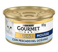 Gourmet Gold Mousse para gato - Pescado del océano - Cantidad: 24 x 85 g