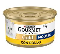 Purina Gourmet Gold Mousse con Pollo Gato Latas 24 x 85 gr