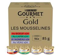 Purina Gourmet Gold Mousse Pack Surtido 96x85g - Pack 96 Latas 85gr