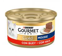 Gourmet Gold Mousse para gato - Buey - Cantidad: 12 x 85 g