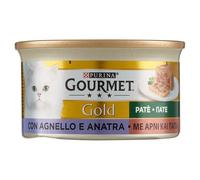 Gourmet Gold Paté con Cordero y Pato húmedo Gato gr. 85 cm