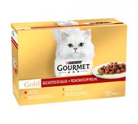 Purina Gourmet Gold Bocaditos en Salsa Pack Surtido - Pack 12 Latas 85 gr