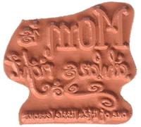 Gourmet Gourmet - Sellos de Goma Sellos de Goma Sellos de Cling 3.375-inch X 6.75-Inch Mom is Always Right, acrílico, Multicolor