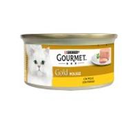 Gourmet húmedo gato gold mousse con pollo 85 gr