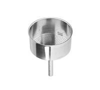 Gourmet Kitchen Embudo para Cafetera 12 Tazas de Aluminio Cromado, Recambio