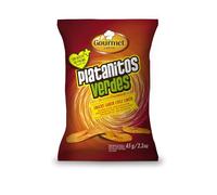 Gourmet Latino - Platanitos Chile Limón - 65 g - Hecho en Aceite de Girasol