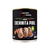GOURMET PASSION Relleno Cárnico Para Tacos Cochinita Pibil, Listo para Comer, País de Origen: España, 300g