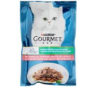Gourmet Perle - Comida para Gatos (26 x 85 g), diseño de Rayas