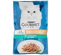 Gourmet Perle - Comida para Gatos húmeda con Conejos, 26 Unidades (26 x 85 g)