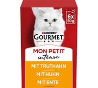 Gourmet Purina Comida para Gatos Adultos Mon Petit, 8 Unidades (8 x 6 x 50 g)