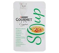 Gourmet Purina Crystal Alimeto Complementario para Gatos Soup, 40 g