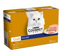 Gourmet Purina Gold - Comida Húmeda para Gato Pack de 12 x 8 x 85g (96 conservas)