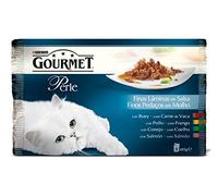 Purina Gourmet Perle Mini Filetes en Salsa para Gatos 4 x 85 gr