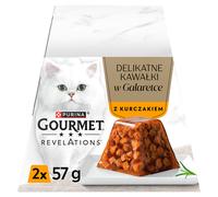 GOURMET Revelations Piezas Delicadas en Gelatina con Pollo 2x57g