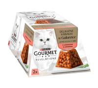 GOURMET Revelations Piezas delicadas en gelatina de salmón 2x57g