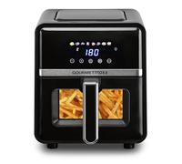 GOURMETmaxx Airfryer Freidora de aire caliente, 5 l, freidora con 6 funciones, 8 programas, mini horno, alimentos bajos en grasa para máx. 4 personas, freidora de aire caliente con pantalla a color y