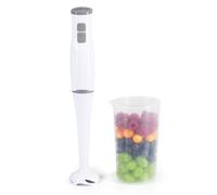 GOURMETmaxx Blender & Smoothie Maker - Con cuchillas sólidas de acero inoxidable - Batidora eléctrica con cuenco mezclador de 700 ml y cuenco mezclador extraíble - Diseño compacto con asas