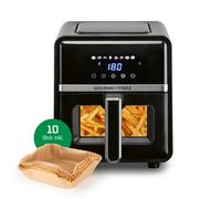 GOURMETmaxx Freidora Aire Caliente 5L Airfryer Con Ventanilla Touchdisplay 1400W