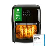 GOURMETmaxx Freidora De Aire Caliente 12L Horno Parrilla XL Fritöse Touch 1800W