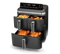 GOURMETmaxx Freidora de aire caliente 3 Compartimentos Vertical Airfryer XXL 17L