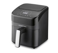 GOURMETmaxx Freidora de aire caliente digital de 4 litros, airfryer con temporizador y pantalla táctil, freidora con funciones y programas versátiles, freidora de ahorro de energía, prácticamente sin