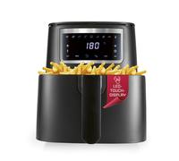 Gourmetmaxx Freidora de aire caliente 4L Negras 200° Horno Parrilla 1300W Touch