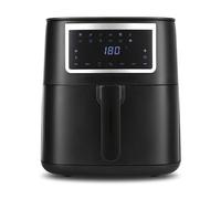 GOURMETmaxx freidora de aire caliente 6,5 L Airfryer | Freidora con pantalla táctil, 9 funciones, 11 programas | Mini horno - freír casi sin aceite | Accesorios para Airfryer aptos para lavavajillas
