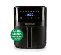 GOURMETmaxx Freidora de aire caliente 6,5L Negras 1600W Temporizador 8 Programas