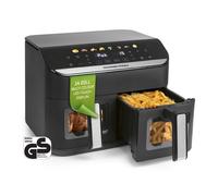 GOURMETmaxx Freidora de aire caliente Doble Cámara Dual Airfyer Doppelkorb