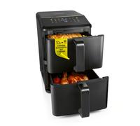 GOURMETMAXX Freidora De Aire Caliente Doble Cámara Vertical 2X 5L Sync 2400W