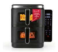 GOURMETmaxx Freidora de Aire Caliente Vertical Airyfryer Doble Cámara Dual 2x...
