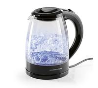 GOURMETmaxx Hervidor de agua de vidrio 1,8L Tetera LED Hervidor de agua 1800W