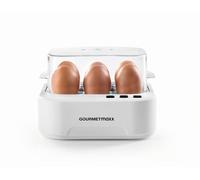 GOURMETmaxx Hervidor de Huevos Blanco Eléctrico 400W para 4 Frühstückseier Ei