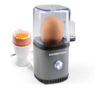 GOURMETmaxx Hervidor de huevos para 1 huevo | Hervidor de huevos con pincho para huevos en el vaso medidor | 3 grados de cocción para su huevera | Diseño de tamaño pequeño - piezas lavables en el