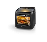 GOURMETmaxx Horno de convección con techo panorámico y ventana frontal 12,5 l | Freidora de aire caliente con 9 funciones | Airfryer, freidora y mini horno en 1 | para máx. 8 personas | Freidora de