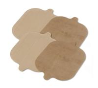 GOURMETmaxx Lámina de horno permanente 2 en 1 para freidoras de aire caliente, se puede utilizar como papel de horneado permanente, alfombrilla para hornear permanente con pestañas, apta para