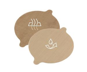 GOURMETmaxx Lámina de horno permanente 2 en 1 para freidoras de aire caliente, se puede utilizar como papel de horneado permanente, alfombrilla para hornear permanente con pestañas, apta para