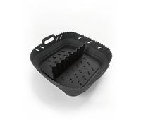 GOURMETmaxx Molde de silicona para freidora de aire caliente, 4 L, accesorio ideal para freidora de aire caliente, accesorio para freidora de aire caliente con divisor, inserto de silicona