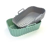 GOURMETmaxx Molde De Silicona Set De 2 Rectangular Para Pasteles 20x14x5 Cm