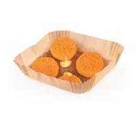 GOURMETmaxx Moldes De Papel Para Freidora De Aire Caliente Set De 100 16x16 Cm