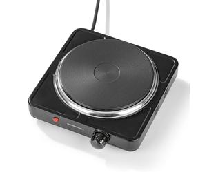 GOURMETmaxx Placa Calefactora Eléctrica Compacta 1500 W 1 Zona Negra