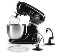 GOURMETmaxx Procesador de alimentos Pasta Mezclador Máquina Negro 5L Acero Inox