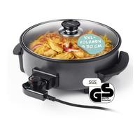 GOURMETmaxx Sartén de Fiesta Eléctrico Multi Sárten Sartén Eléctrica 30cm