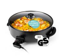 GOURMETmaxx Sartén Multi Eléctrica Sartén de Fiesta XXL Sartén Eléctrica 42cm...