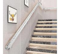 GOUZIBHD Barandilla de seguridad resistente de acrílico transparente con accesorios, barandilla antideslizante para montar en la pared para personas mayores discapacitadas (tamaño: 120 cm, color