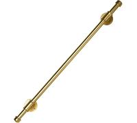 GOUZIBHD Pasamanos de Hierro Forjado, Soporte de Montaje en Pared, Pasamanos para Interiores Exteriores, Barandilla de Escalera, Pasamanos para Escaleras, Baranda Kit Completo Dorado(Size:100cm)