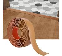GOUZIBHD Perfil de Transición,Tira Divisoria de Puerta de Piso,Tira de Transición de Piso,Tira Divisora Plana,Banda de Umbral para Laminado,Alfombra,Parquet(Size:6m,5cm)