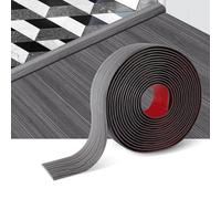 GOUZIBHD Tira de Transición de Suelo Autoadhesiva,PVC Tira de Umbral,Tira Divisora Plana Flexible,Tira Divisoria de Puerta de Piso para Umbral de Alfombra(Size:6m,5cm)