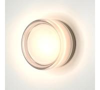 Gouzloyed Aplique Pared Interior 9W Lámpara de Pared Moderna 230V Apliques Pared Dormitorio 3000K blanco cálido Luz Pared Interior para Dormitorio Pasillo Escalera (Blanco)